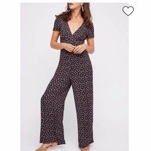 Free People Mia Crepe Jumpsuit